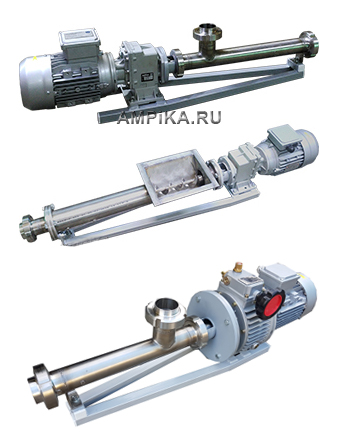 Винтовые насосы типа ВН-5 / ВН-12 с мотор-редуктором Винтовые насосы типа ВН-5 / ВН-12 с мотор-редуктором