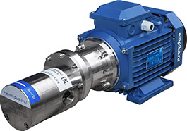 Шестерённые насосы с магнитной муфтой НШГ из нержавеющей стали AISI 316